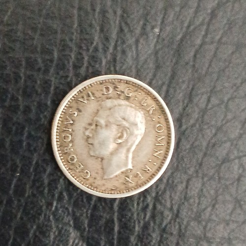 1937 three pence george - george, vi