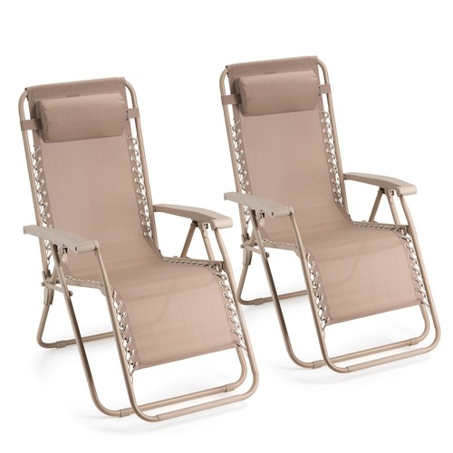 Zero gravity chairs set 2 - set, of