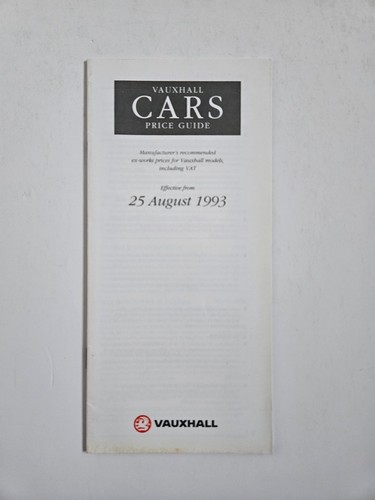 Vauxhall corsa astra cavalier - vauxhall,