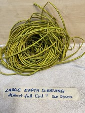 Large Earth Sleeving for 10mm Bare Wires Or Identifying Other Cores New Unused