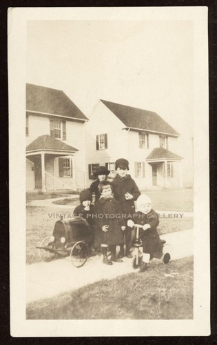 Antique photo children with - antique,