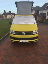 VW T6 & T6.1  California Transporter Thermal Windscreen Cover - Colour Silver