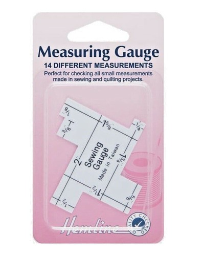 Sewing gauge hem seams - sewing,