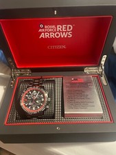 Citizen Red Arrows Skyhawk Atomic Time 46mm Black Ion Plated Stainless Steel..