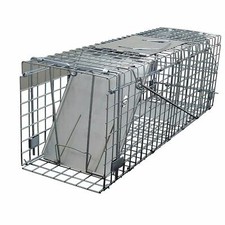 Squirrel / Rat Trap Metal Humane Live Vermin Large Pest Animal Bait Cage Catcher
