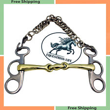 BUTTERFLY PELHAM DOUBLE JOINTED LOZENGE GERMAN SILVER EQUESTRIAN Life ® LTD BITS