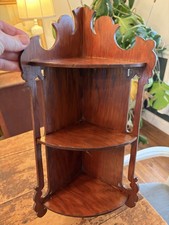 Vintage Wood Wall Corner Shelf