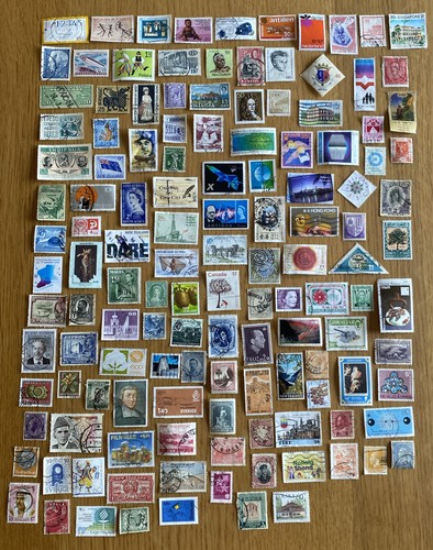 120 worldwide used stamps - used,