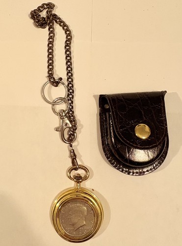 Vintage coin pocket watch - vintage,