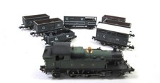 DAPOL Class 45xx 2-6-2T - GWR Green - 4527 + 7 x GWR Grey Wagons - N gauge