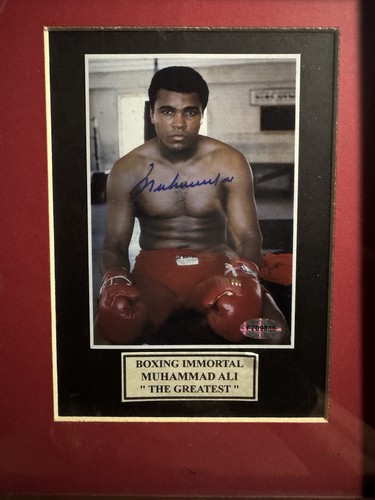 Mohammed ali autographed - ali,