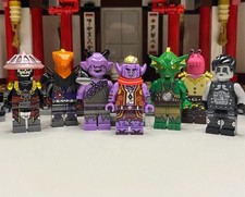 Lego Ninjago - Custom Elemental Masters Set Of 7 - PRE ORDER - Ships In 4 weeks 