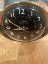 Vintage Westclox Big Ben Repeater AlarmClockMade in Scotland Wind-Up Mechanical