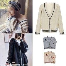 Taylor Cardigan Folklore Knitted Cozy Cardigan Sweater Embroidery Preppy Swift//
