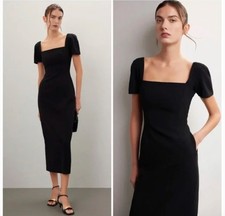 A.L.C. Elvie Midi Dress Black