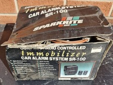 Sparkrite SR100 Car Security Alarm System with 2x Remotes rare NEW OLD STOCK