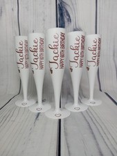 Personalised white champagne - white,