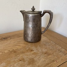 Antique Elkington & Co Silver Plate Hotel Tea Pot Or Coffee Pot