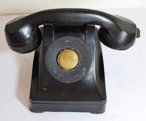 Vintage bakelite telephone - bakelite,