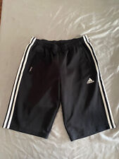 Adidas Black Vintage mens gym shorts M Scally Trackie Track Suit