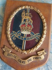 Royal Army Pay Corps Plaque