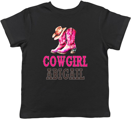 Personalised cowgirl pink - personalised,