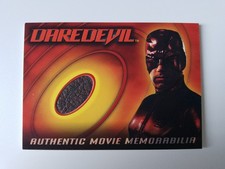 Ben Affleck Topps Marvel 2003 Daredevil Movie Costume Memorabilia