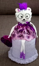 Knitted toilet Roll Cover
