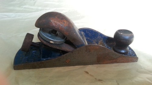 Vintage record wood block - record,