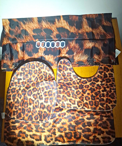 Leopard pattern bathroom - leopard,