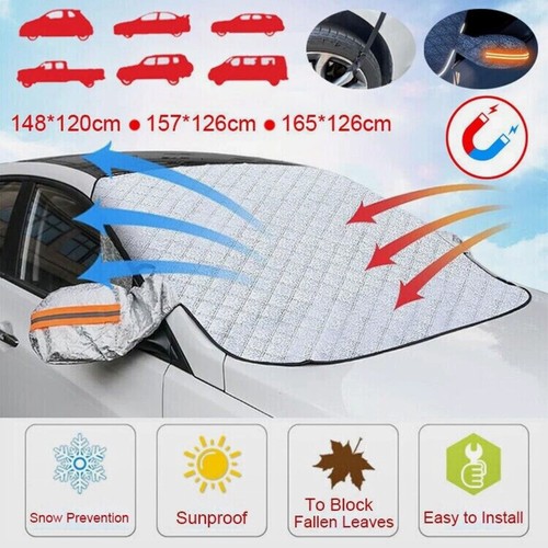 Magnetic car windscreen cover - car,
