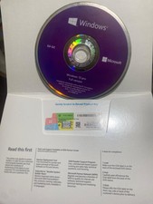 Windows 10 Pro 64bit English Full version Factory sealed New pack DVD package.