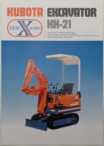 Original kubota compact - kubota, kh-21