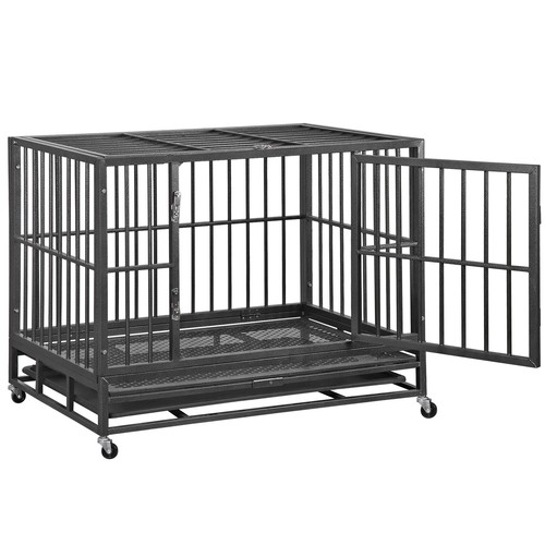 Heavy duty large dog cage - dog,