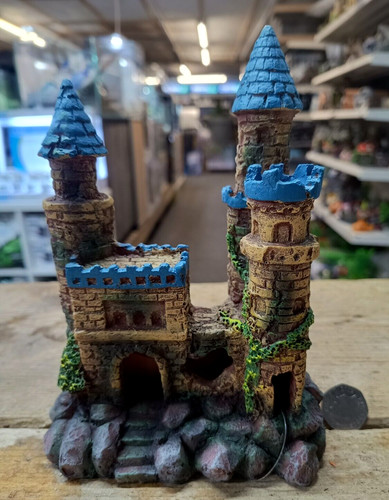 Castle ruin aquarium ornament - castle,