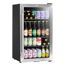 Under Counter Fridge 85L Drinks Cooler - Stainless Steel - Baridi