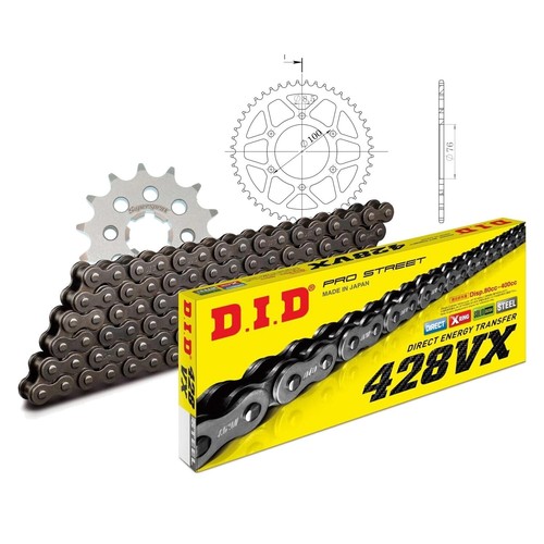 Did motorcycle chain set - motorcycle, steel