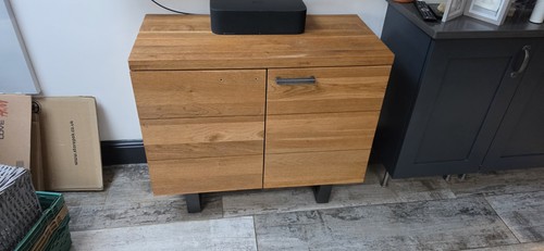 Furnitureland oak cupboard