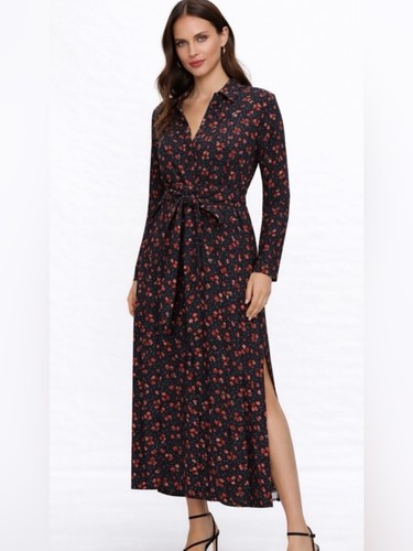 Zara nwot black red poppy - zara,