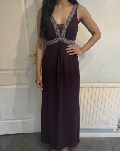 Monsoon silk evening dress - evening,