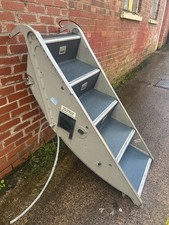 Aircraft Steps with lights on