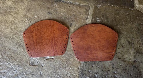 Heavy plain waxed leather - plain,