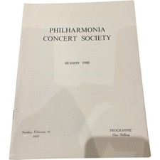 Philharmonia Concert Society