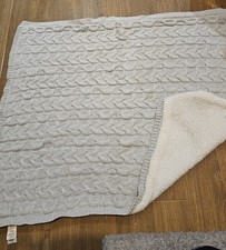 M&S Grey Fleece Blanket Baby