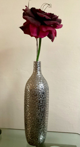 Next vase silver mosaic - next,