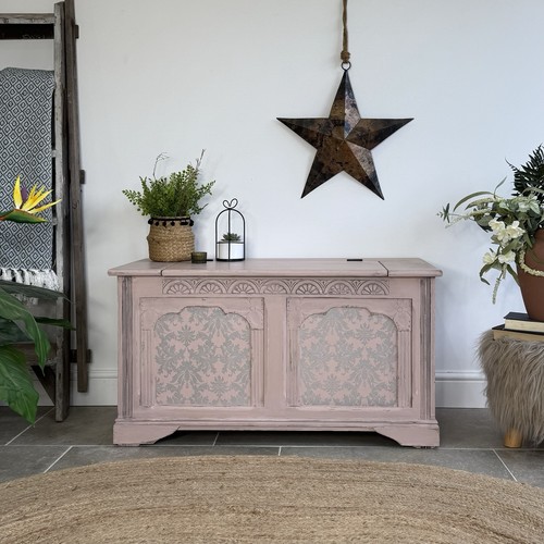 Vintage carved storage - vintage,