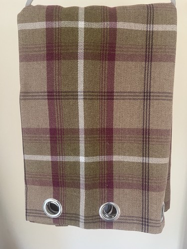 Dunelm plum highland check - dunelm,