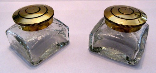 Pair inkwells 47 mm - 47,