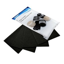 4-Pack HQRP Carbon Filters C for Bionaire Series Air Purifiers / A1230H A1260C