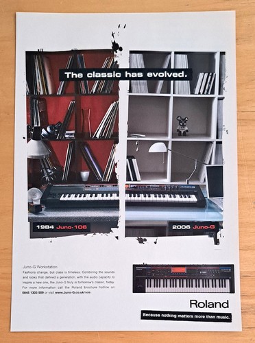 Roland juno synthesizer - juno-g,